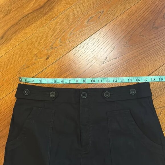 Anthropologie Maeve Black  Linen Shorts size 14 - Picture 4 of 7
